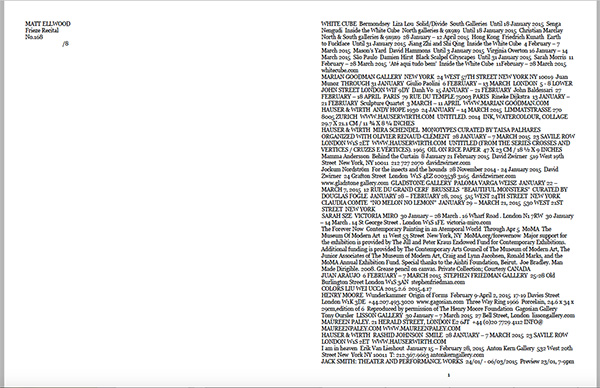 frieze recital 168 detail