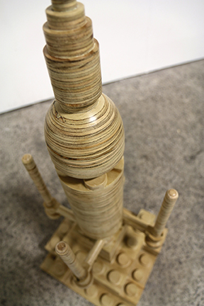 maquette for a monument to global capitalism and the free world (detail)